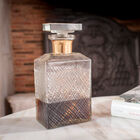 Superb decanter with a rectangular shape.