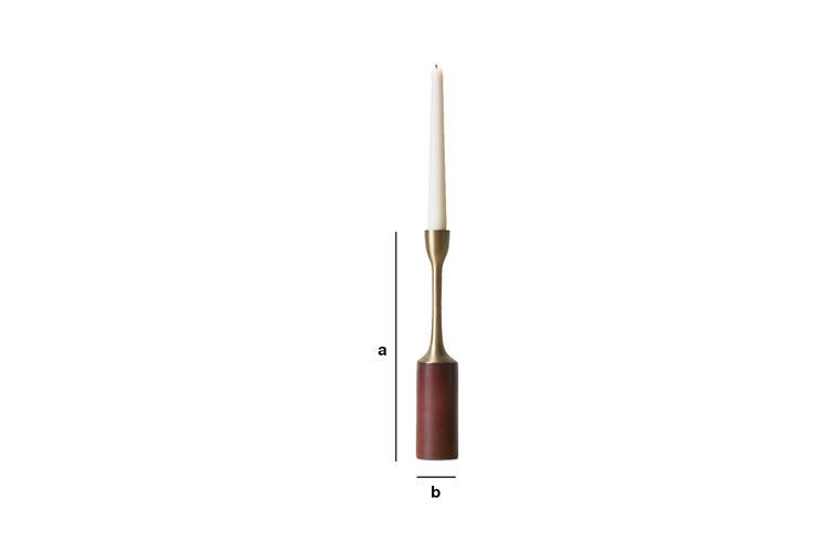 Product Dimensions The Vaktar Golden Candlestick
