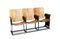 Miniatuur Drievoudige houten theaterstoel Hobbs Productfoto
