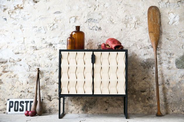 Vintage metalen buffet Timantti