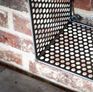 The holes allow you to hang hooks on them.