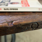 We can see the details of the raw wood on this tray.