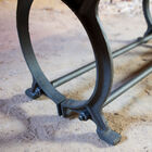 The reworked cast iron base is rounded and beautiful.