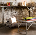 Beautiful coffee table with a resolutely industrial character.