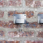 100% metalen haken voor een vintage look.