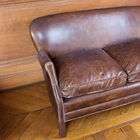 Deep seat and reasonable dimensions.