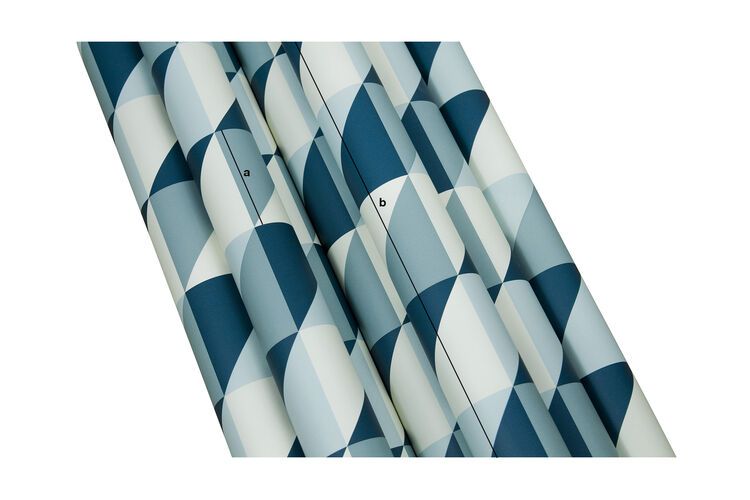 Product Dimensions Turquoise Skive wallpaper