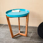 Base made of solid acacia wood, tabletop removable