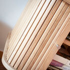 Die Vorhänge gleiten und passen sich perfekt den Rundungen der Möbel an.