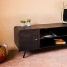 The large size of the cabinet has a large storage capacity.