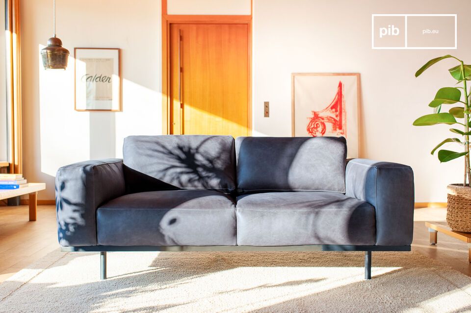 A two-seater sofa that almost levitates…