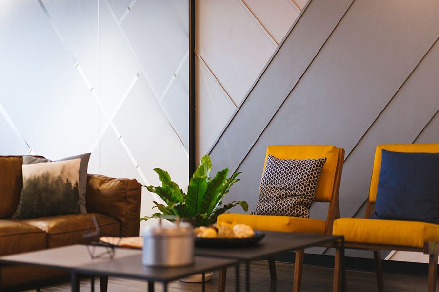 Un salon design à la deco tendance