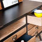 Multiple storage spaces.