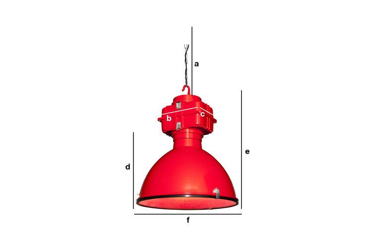 Productafmetingen Vic Industry hanglamp