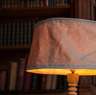 Schaduw in dik beige canvas.