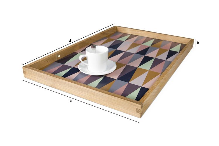 Produktdimensionen Vintage-Style Tablett Remix