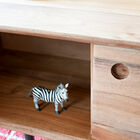 Small, elegant round handles.