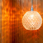 Suspension in blown glass.