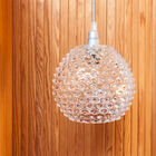 Suspension in blown glass.