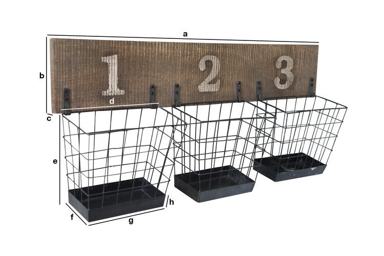 Product Dimensions Wall shelf Chloé