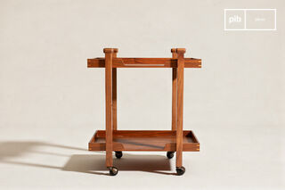 Walnut sideboard on castors Vera