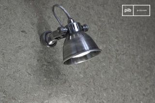 Zilveren wandlamp Bistrot