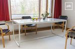 White dining table