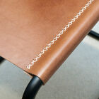 Beautiful finishes in crossed white topstitching.