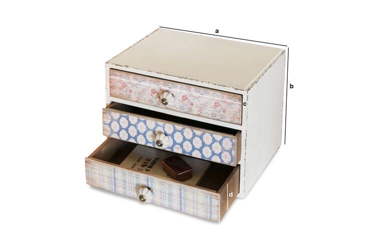 Product Dimensions Wildflowers mini chest of drawers