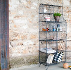 Large metal industrial cabinet.