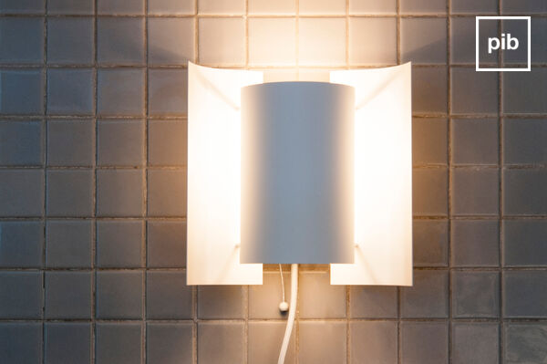 Witte wandlamp