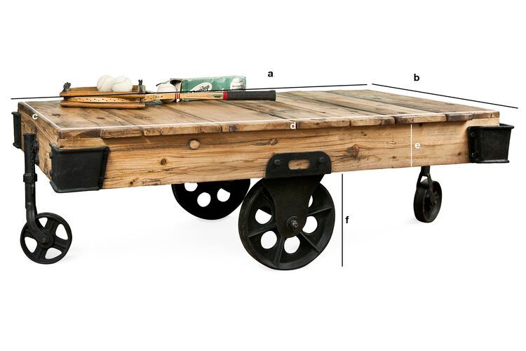 Product Dimensions Wooden Coffee Table Wood Wagon