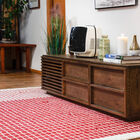 Very beautiful brown oak colour with a red tinge.