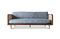 Miniature Wood and cane sofa Starheim Clipped