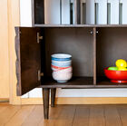 Two spacious storage compartments.