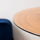 The finish of the tray is delicately rounded.