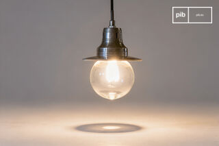 Zilveren hanglamp Charlie
