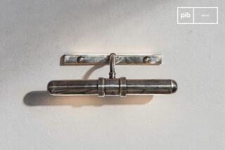 Zilveren wandlamp met 2 lampen Capitole