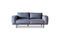 Miniaturansicht Zweisitzer Sofa aus grauem Leder Almond ohne jede Grenze